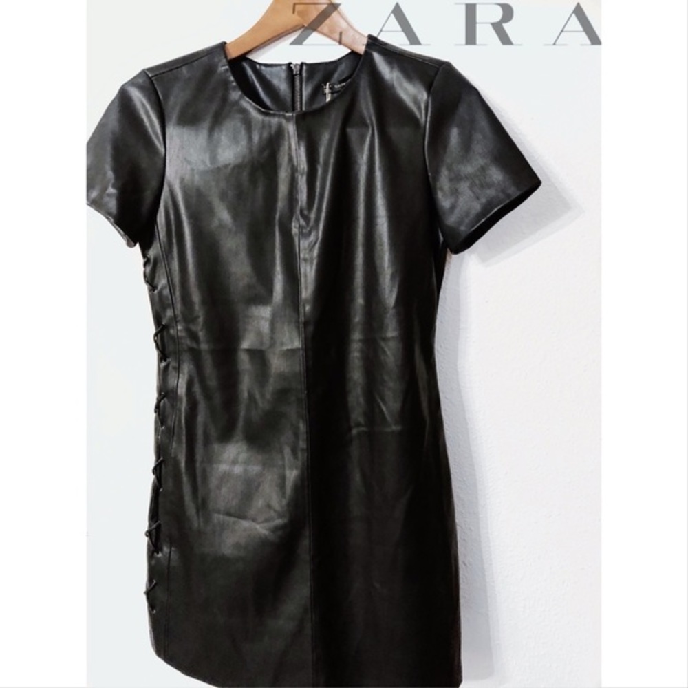 Zara collection side lace up dress NWT - Picture 3 of 10